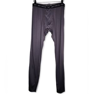 Hot Chillys Peach Skins Fly Thermal Base Layer Bottom in Gray Size L